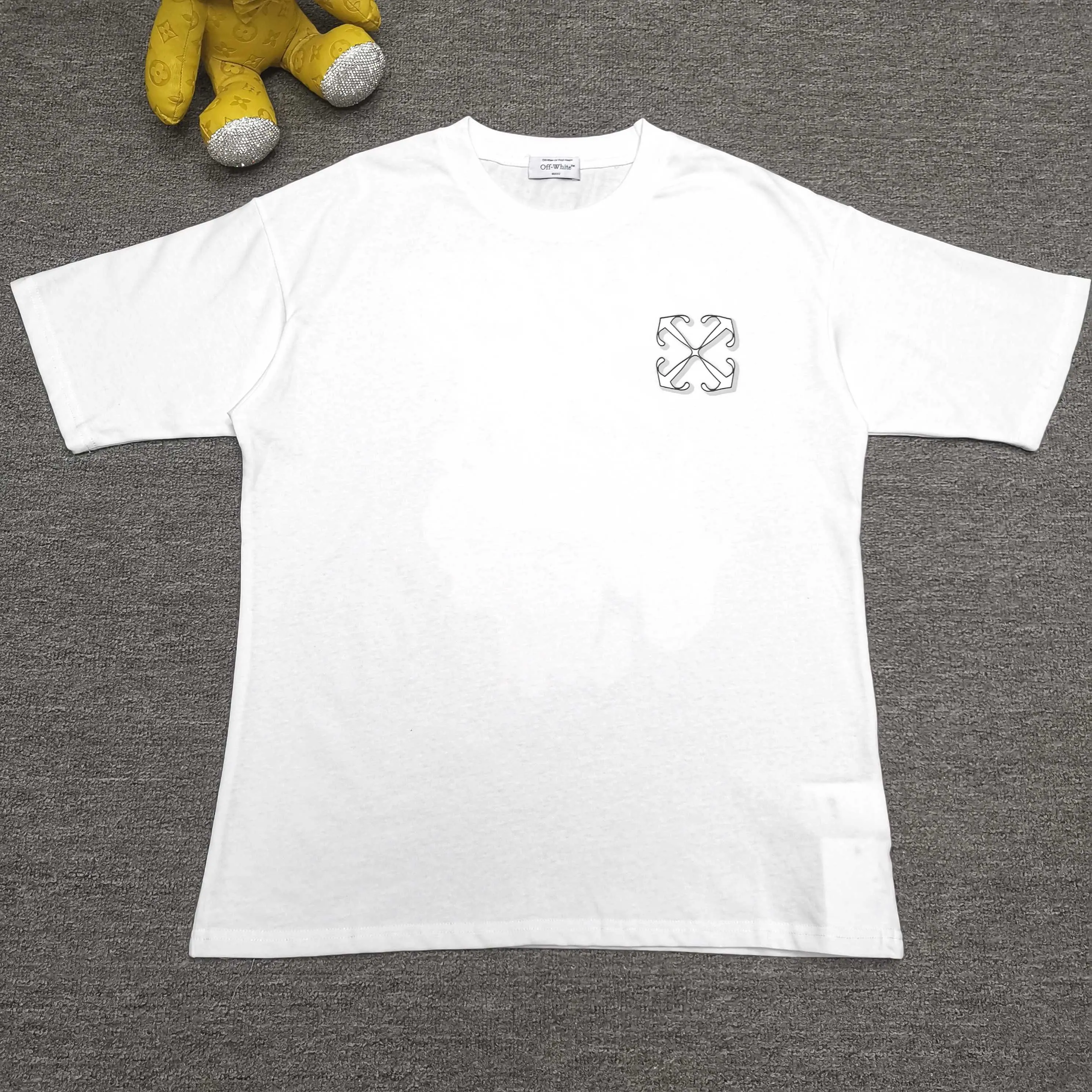 Off white top version, new Dragon's Legend loose version short-sleeved T-shirt Size: S M L XL Color: Black White p240